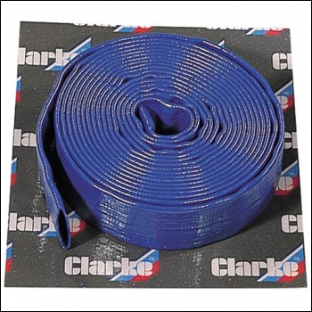 Clarke 10 Metre x 3 inch  Diameter Layflat Delivery Hose