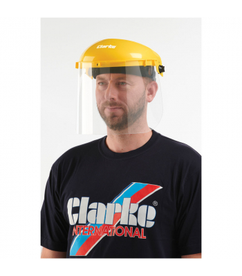 Clarke SV1B Full Face Safety Visor (Yellow) - Code 8133811