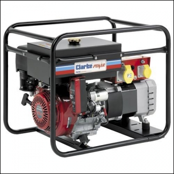 Clarke CP6550ESLR - 6.5kVA Long Run Electric Start Frame Mounted Generator