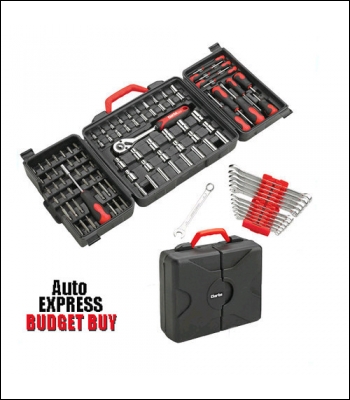 Clarke PRO231 90pc Tool Kit with Free 12pc Spanner Set