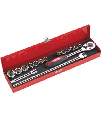 Clarke PRO233 16 Piece ½” Drive Socket Set