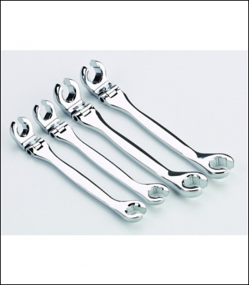 Clarke PRO239 4 Piece Flexi Nut Combi Wrench Set