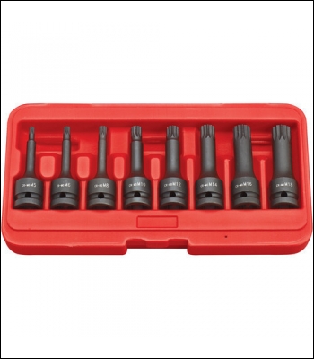 Clarke CIS12/8S 8 Piece Impact Spline Bit Socket Set – 1/2” Drive
