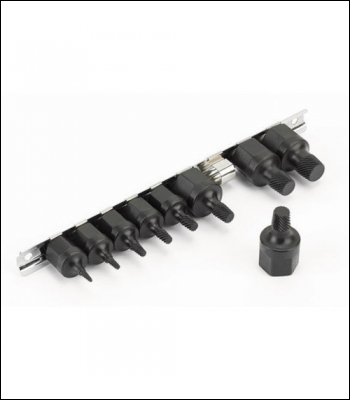 Clarke PRO329 9 Piece 3/8” & 1/2” Drive Screw Extractor Set - Code 1700735