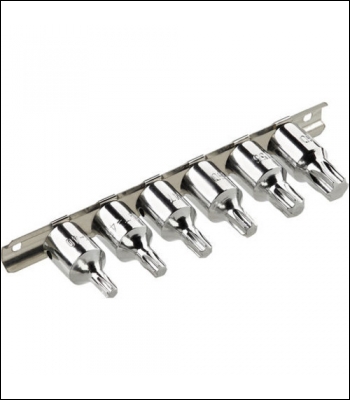 Clarke PRO334 6 Piece 3/8 inch  Drive Torx Bit Set - Code 1700740