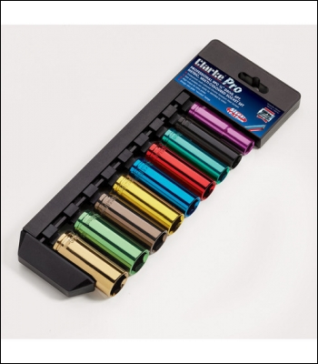 Clarke PRO341 9 Piece Colour Coded Deep Socket Set – 3/8” Drive