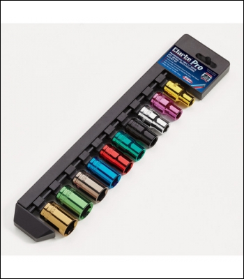 Clarke PRO342 10 Piece Colour Coded Socket Set – 1/2” Drive
