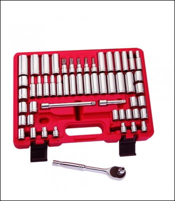 Clarke PRO349 3/8 inch  Drive Imperial/Metric 55 Piece Socket Set - Code 1700755