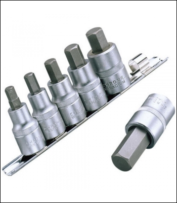 Clarke PRO373 6 Piece 1/4 inch  Drive HEX Bit Set - Code 1700779