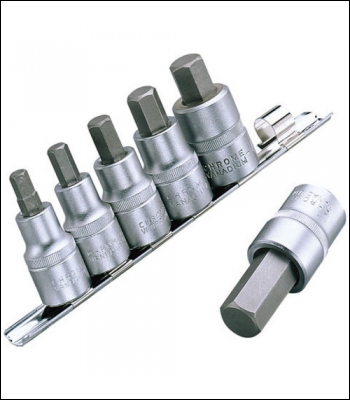 Clarke PRO374 Professional 6 Piece 3/8 inch  Drive Hex Socket Set