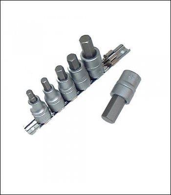 Clarke PRO375 6-Pce 1/2 inch  Drive HEX Bit Set