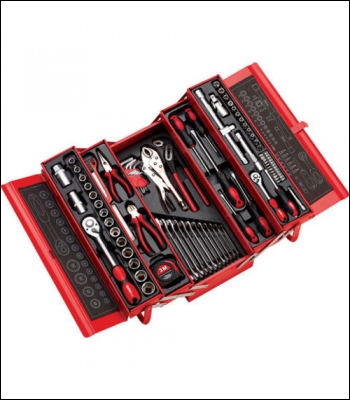 Clarke PRO394 90 Piece Tool Kit with Cantilever Toolbox