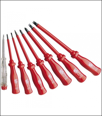 Clarke PRO402 8 Piece Professional Electrical Screwdriver Set - Code 1700808