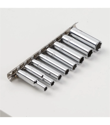 Clarke PRO419 1/4 inch D Socket Set on Clip - AF 8 pc - Code 1700826