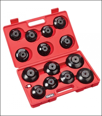 Clarke CHT695 Oil Filter Cap Wrench Set