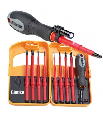 Clarke CHT731 10 Piece Electrical Screwdriver Set