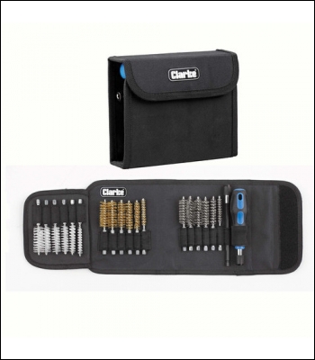 Clarke CHT741 20 Piece Wire Brush Set