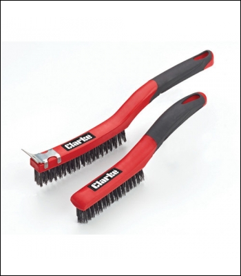 Clarke CHT766  2 Piece Wire Brush Set