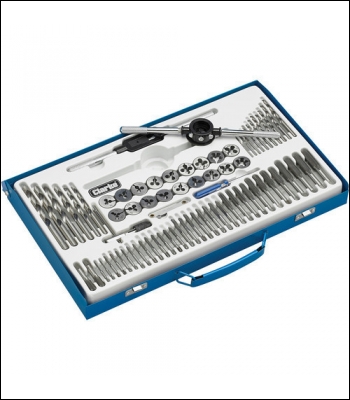 Clarke CHT776 76 Piece Metric /BSP Tap And Die Set