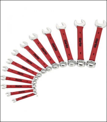 Clarke CHT812 14 Piece Cushion Grip Combination Spanner Set: 6-32mm - Code 1801812