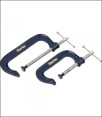 Clarke CHT840 2 Piece 4” & 6” G-clamp Set - Code 1801840