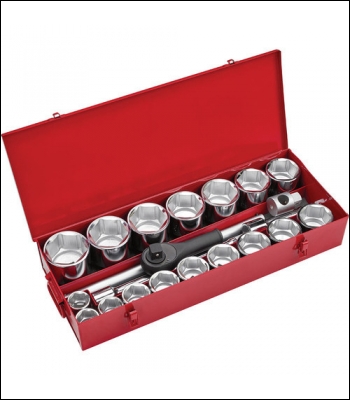 Clarke CHT871 1 inch  Drive 22 Piece Socket Set