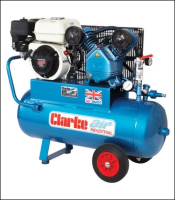 Clarke XPPVH11/50 Petrol Powered Industrial Air Compressor - Code 2092556