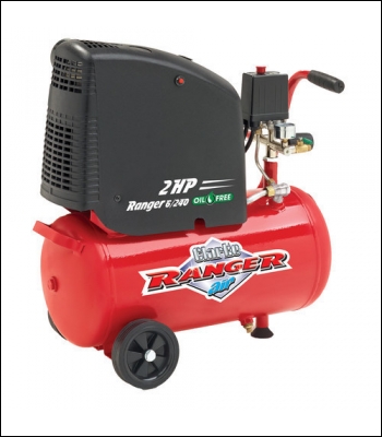 Clarke Ranger 6/240 2hp 24 Litre Oil Free Air Compressor