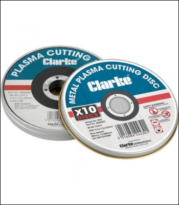 Clarke PD3 Plasma Metal Cutting Discs 10 Pack - Code 3052057 (per 10 Pack)