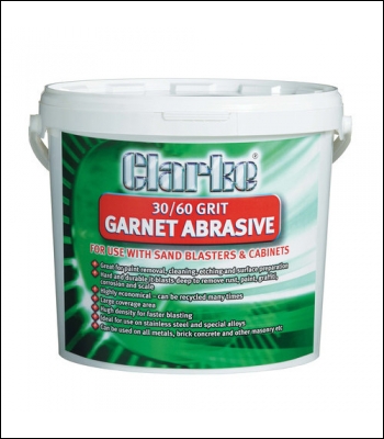 Clarke Garnet Abrasive 30 - 60 Grit 22Kg