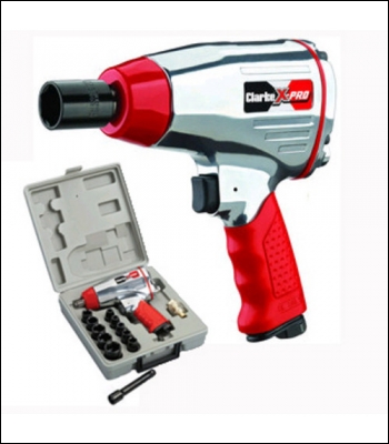 Clarke CAT142 X-Pro - 13 Piece ½ inch  Compact Air Impact Wrench Kit