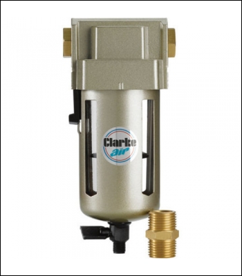Clarke CAT159 ½ inch  BSP In-line Manual Drain Air Filter