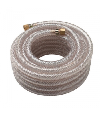 Clarke 10m Braided 8mm 1/4 inch  BSP Nut & Tail Air Hose - Code 3125453