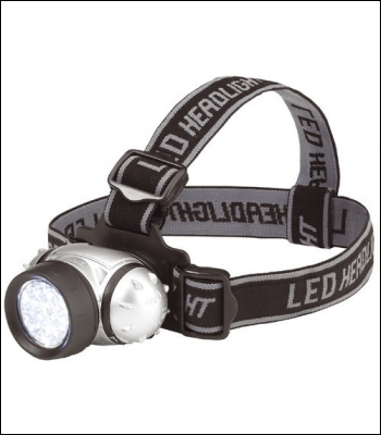 Clarke CTH4AAA 19 Bulb Superbright LED Headlamp