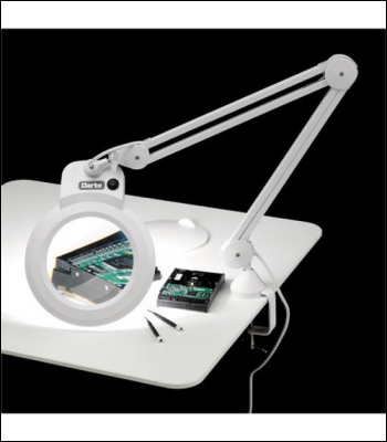 Clarke SAM170 Desk Mounted Magnifying LED Lamp - Code 5460538