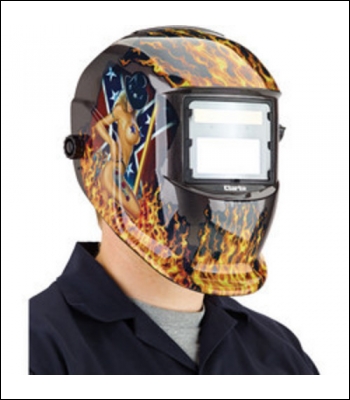 Clarke GWH5 Woman Design Arc Activated Solar Powered Grinding/Welding Headshield