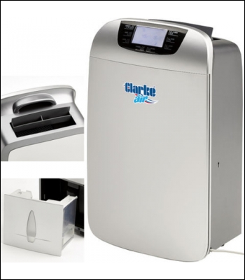 Clarke YDH30 30 Litre 520W Dehumidifier - Code 6470684