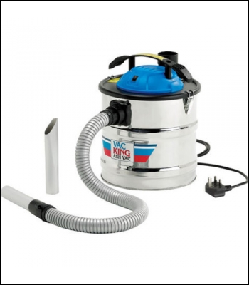 Clarke ASHVAC1200 Stainless Steel 1200W Ash Vacuum Cleaner - Code 6471133