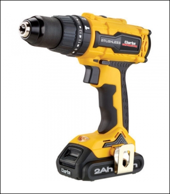Clarke CON18LIC 18V Brushless 2Ah Combi Drill/Driver & Hammer Drill - Code 6479531