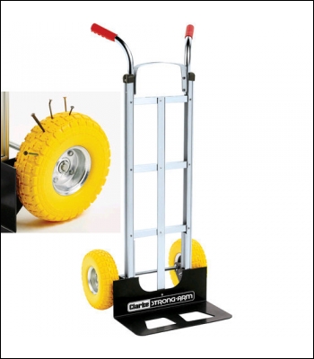 Clarke CAHD1PF Aluminium Sack Truck With Puncture Proof Tyres