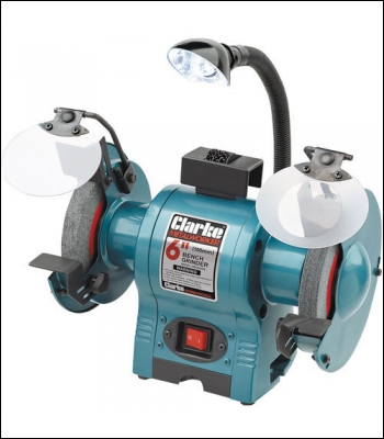 Clarke CBG6250L 6” Bench Grinder with Lamp