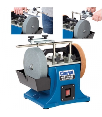 Clarke CWS200B 200mm Whetstone Sharpener (230V)