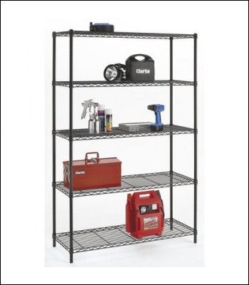 Clarke CS5000B - 5 Shelf Boltless Wire Shelving