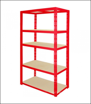 Clarke CSR5175/30RP Heavy Duty Boltless Shelving (Red) 175kg