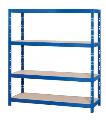 Clarke CSR4350/60BL Heavy Duty Boltless Shelving 350kg (Blue)