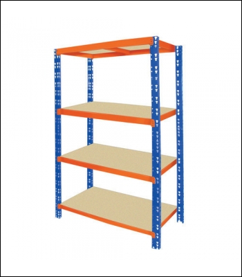 Clarke CSR4550/50BO Heavy Duty Boltless Shelving 550kg (Blue & Orange)