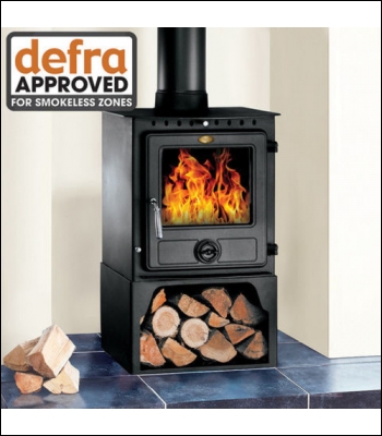 Clarke Eton II Large 10kW Steel Wood Burning Stove - Defra Approved - Code 6910139
