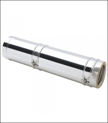 Clarke 6 inch  Stainless Steel Twin Wall Flue 320-520mm Adjustable
