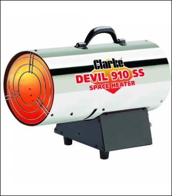 Clarke Devil 910SS Stainless Steel Gas Heater - Code 6920188
