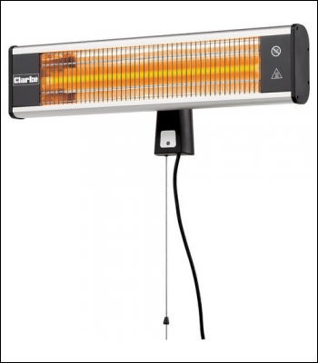 Clarke CFI1800 1800W Carbon Fibre Infrared Wall Heater